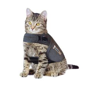 lot 10429 image: ThunderShirt Classic Cat Anxiety Jacket, Solid Gray, Small