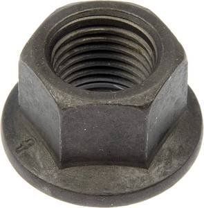 lot 10464 image: Dorman 611-295 Wheel Nut M14-1.5 Flanged Flat Face - 19mm Hex, 15.5mm Length Compatible with Select DodgeFreightliner Models, 10 Pack