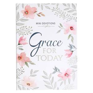 lot 10490 image: Mini Devotions Grace For Today - 180 Short and Encouraging Devotions on Grace, Pocket Size Gift Book for Women