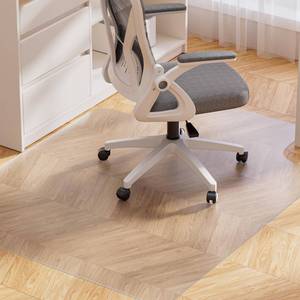 lot 11977 image: Yecaye Desk Chair Mat for Hardwood Floor, 48�36 Office PVC Computer Chair Mat, Floor Protector for Rolling Chairs