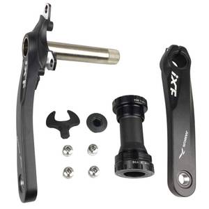 lot 12298 image: BNVB Bike Crank Arm Set�� 170mm 105 BCD Mountain Bike Crank Set with Bottom Bracket Crank and Chainring Bolts for MTB BMX Road Bicyle, Compatible with Shimano, FSA, Gaint (Black)