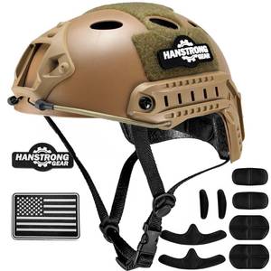 lot 12303 image: Tactical PJ Type Fast Helmet Paintball Army Military Airsoft Gear Bump Hunting Shooting SWAT Combat Helmets ABS Lightweight