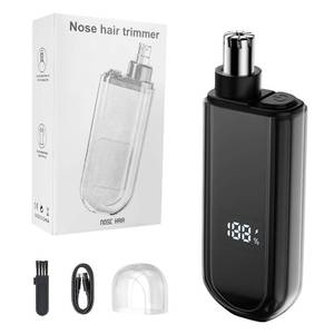 lot 12312 image: VISDOLL 2026 Professional Ear and Nose Hair Trimmer, IPX7 Waterproof USB Rechargeable for Men & Women - Painless Quiet Electric Trimmer, Travel-Friendly, Easy to Clean Dual Edge Blades (Black)