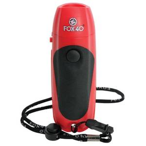 lot 12356 image: Fox Unisexs Electronic (3 Tone) 40 Whistles, Black, One Size