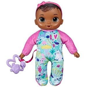 lot 13425 image: Baby Alive Soft ��n Cute Doll, Brown Hair, 11-Inch First Baby Dolls, Washable Soft Toys for Toddlers, Easter Gifts for Kids, 18 Months