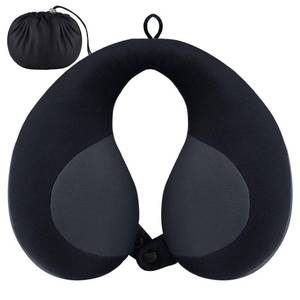 lot 14030 image: INFANZIA Kids Chin Supporting Travel Neck Pillow, Helps Support Head and Neck, Comfortably Designed for Head, Neck, and Chin Support - Ideal for Toddlers and Children,Black