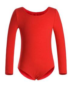 lot 14035 image: DANSHOW Girls Team Basic Long Sleeve Leotard for Toddler Gymnastics Dance Ballet(2KD3028-XL-04)