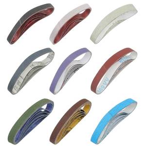 lot 14497 image: 45 Pcs 12 x 12 Replacement Sharpening Belt Kit for Official Work Sharp Knife & Tool Sharpener (WSKTS & WSKTS-KTMk.1 & Mk.2) - 80120240400600800100025005000 Grits