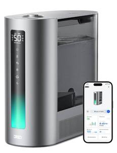 lot 15333 image: DREO 6L Humidifiers for Bedroom, Smart Warm & Cool Mist for Large Room, 60Hr Quiet Runtime for Baby, Plant, Humidity Sensor, Indicator Light, 12H Timer, GoogleAlexa, HM713S
