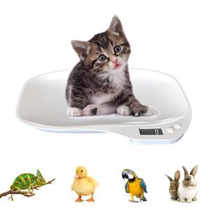 lot 15334 image: Digital Pet Scale, Portable LCD Electronic Weighing Scale(Max. 33 lbs), Small Animal Weight Scale, Multifunction Kitchen Scale for FoodLizardPuppyKittenHamsterWhelping