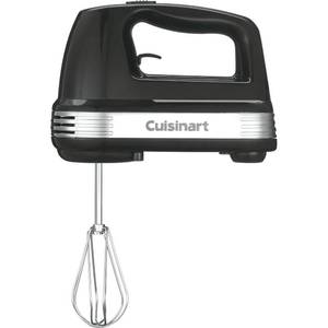 lot 15350 image: Cuisinart Power Advantage 5-Speed Hand Mixer, 220W-Motor Hand Blender Electric Mixer with 5 Speed Settings, Extra-Long Dishwasher-Safe Beaters, 60-Inch Swivel Cord, HM-50BK, Black
