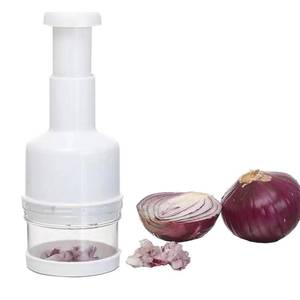 lot 16009 image: Food Chopper Manual Hand, Handheld Vegetable Chopper, Veggie Choppers Dishwasher Safe, Nut Choppers, Vegetable Cutter, Food Crusher(COLORWhite)