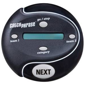 lot 16012 image: Hasbro Gaming Catch Phrase Electronic Game  Fun Active Handheld Party Games for Adults, Teens, and Kids  4 or More Players, 2 Teams  Portable Summer Travel Activities  Ages 12 (Amazon Exclusive)