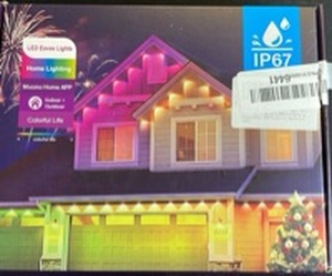lot 16055 image: Smart LED Eaves Lights with Mobile App Control