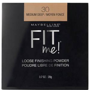 lot 16076 image: Maybelline Fit Me Loose Setting Powder, Face Powder and Finishing Makeup, Medium Deep, 1 Count