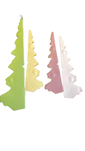 lot 16077 image: Decorative Paper Christmas Trees Set