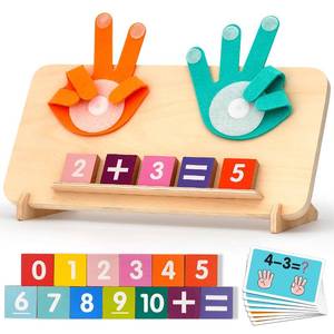 lot 16092 image: MOTREE Preschool Learning Toys for Toddlers 2-4, Educational Math Manipulatives Number Counting Blocks for Kids, Montessori Toys for 3-5 Year Old Boys Girls Birthday Gifts