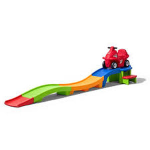 lot 1004 image: Up & Down Roller Coaster Game Yellow,Blue,Green, And Red