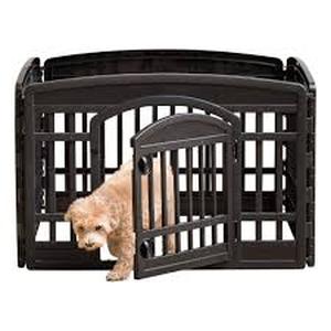 lot 1005 image: Indoor Dog Playpen with Door - 44x65x54