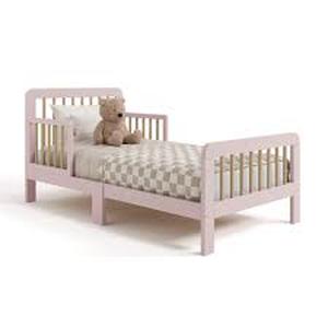 lot 1007 image: Pink Toddler Bed