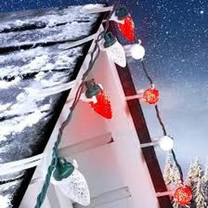 lot 3890 image: 100 C9 LED Christmas String Lights - 68ft