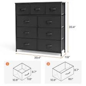 lot 5713 image: HDX Grey Storage Cabinet HCMPP-96
