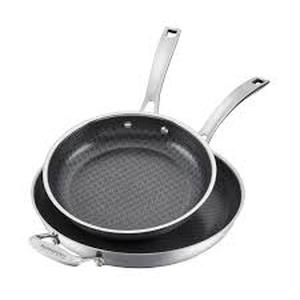 lot 9956 image: Cuisinart 2pk fusion Plus Non-stick Frying Pan Set