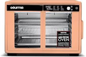 lot 9974 image: Gourmia Digital French Door Air Fryer Oven - 9-Slice Capacity
