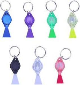 lot 10482 image: Bulk LED Mini Flashlight Keychains - Multi-Color Pack