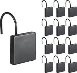 lot 12352 image: SunLit Black Geometric Hangers 12 Pack