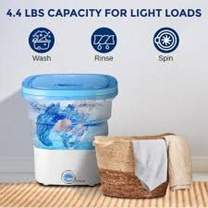 lot 13421 image: Portable Folding Mini Washing Machine