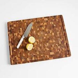 lot 14013 image: Teak End Grain Cutting Board