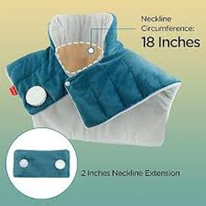 lot 15357 image: Comfytemp Weighted Heating Pad for Neck and Shoulders