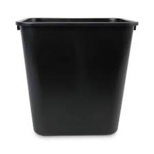 lot 15359 image: Black Waste-bin 1ft x 11in