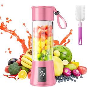 lot 1052 image: Mini Cordless Portable Smoothies Blender - Upgraded 13 Oz Cordless Personal Size Blender, USB Rechargeable & 380Ml Juice Cup, Fresh Juice by High-Speed Blending