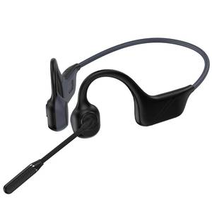 lot 2213 image: Bone Conduction Headphones with Mic-Callink, Trucker Bluetooth 5.4 Headset with AI Noise-Canceling Boom MicrophoneMute FunctionDual Connect, Open Ear Headphones for Work Driving Meeting��Ink��