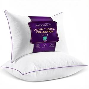 lot 3901 image: JOLLYVOGUE Pillows King Size Set of 2, Bed Pillow for Side, Back, and Stomach Sleepers, Down Alternative Filled Pillows, Luxury Hotel Quality and Machine Washable, 34 x 17, 2 Pack