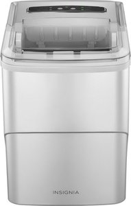 lot 3909 image: Insignia�� - Portable Ice Maker with Auto Shut-Off - Silver