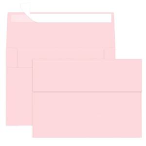 lot 4130 image: Ouzoustate 100 Packs Pink 5x7 Envelopes, A7 Envelopes for Card Invitation Wedding Birthday Party Baby Shower