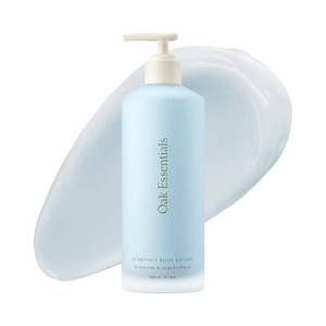 lot 4192 image: Oak Essentials Luminous Body Lotion  Hydrating Blue Tansy Body Lotion with Rose Oil, Turmeric, Shea Butter and Coconut Oil, 10.1 Fl Oz