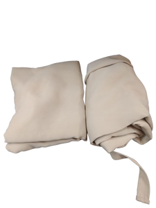 lot 5801 image: Drapes color beige approximately 50x78 in