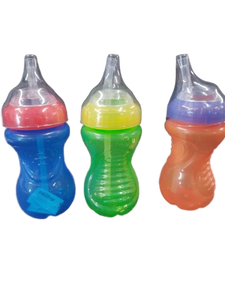 lot 5811 image: Nuby No-Spill Sippy Cups Multi-Color Set