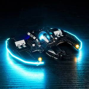 lot 6002 image: Hilighting Upgraded Led Light Kit for Lego DC Batwing The Joker Building Set, Compatible with Lego 76265 (Model Not Included)
