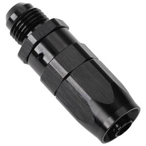 lot 6020 image: Podavelle 6AN Male Flare to 6AN Swivel Hose End Fitting Adapter Straight Aluminum Black