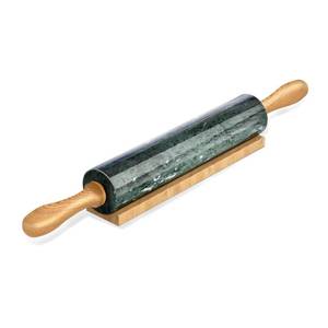 lot 6039 image: Koville Marble Rolling Pin, Non-Stick Stone Dough Roller, Rolling Pin for Baking,Pasta, Dumpling, Ravioli, Fondant,Pie Crust, Kitchen Baking Pastry Tools