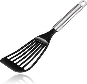 lot 6457 image: Tenta Kitchen Flexible Fish Turner Spatula, for FishEggMeatDumpling Frying