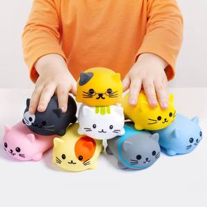 lot 9434 image: Ruko 1701 Musical Cats Piano Keyboards with Cute Meow Tone, Press Play Music Scale, Fun Music Toys for Kids, for Boys & Girls Age 3 4 5 6 7 8 9, Educational Instrument (8Pcs)