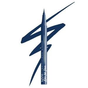 lot 10046 image: NYX PROFESSIONAL MAKEUP Epic Ink Liner, Waterproof Matte Liquid Eyeliner with Vegan Formula - Mid Night Rise (Deep Navy)