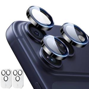lot 12406 image: ESR 2 Pack for iPhone 17 Pro Max17 Pro16 Pro Max16 Pro15 Pro Max15 Pro14 Pro Max14 Pro Camera Lens Protector, Ultra-tough HD Individual Lens Protectors, Ultra-thin Tempered Glass, Black