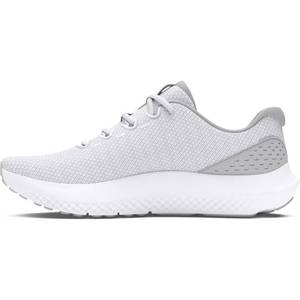 lot 13483 image: Under Armour Mens Charged Surge 4, (100) WhiteHalo GrayBlack, 11, US (used)